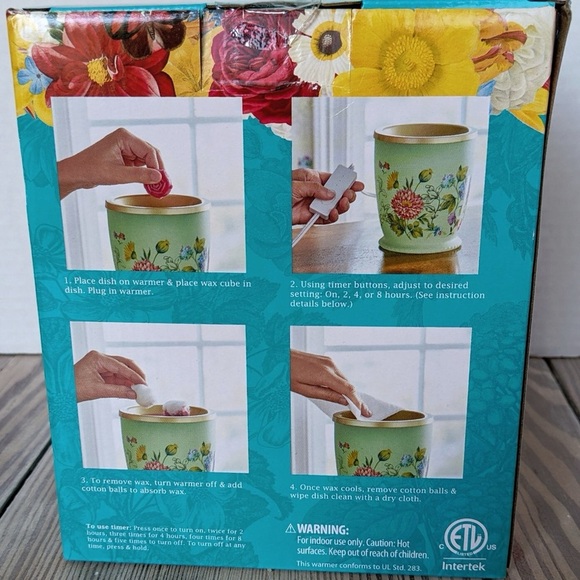 NIB Pioneer Woman Mercantile Scented Wax Warmer new in box ready to use or gift! - Picture 4 of 7